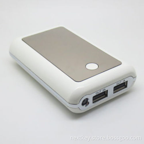 Dual-USB Portable Power Stations, 12,000mAh with Multiple Color Options, Four LED Lights Show PowerNew